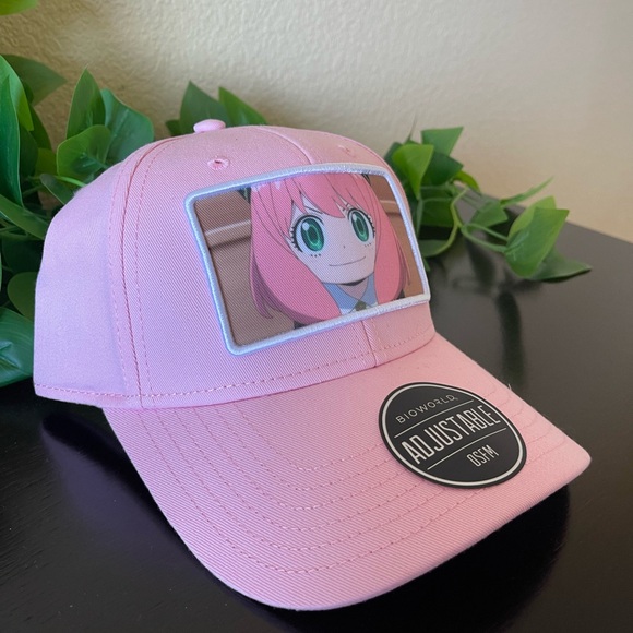 NWT Spy x Family Anya Forger Pre-Curved Snapback Hat - Picture 2 of 3